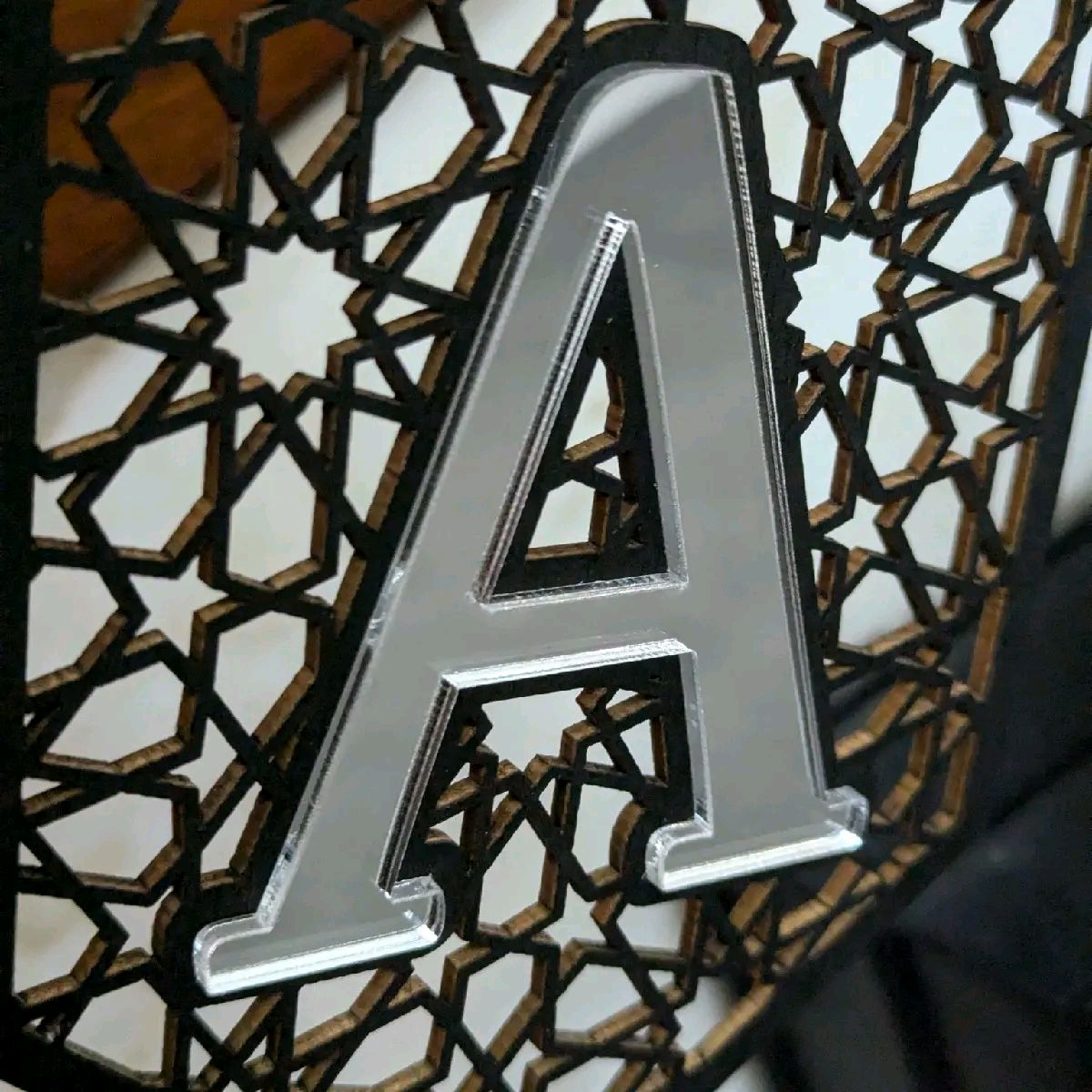 Ramadan Flag DIY Banner Acrylic and wooden Decoration