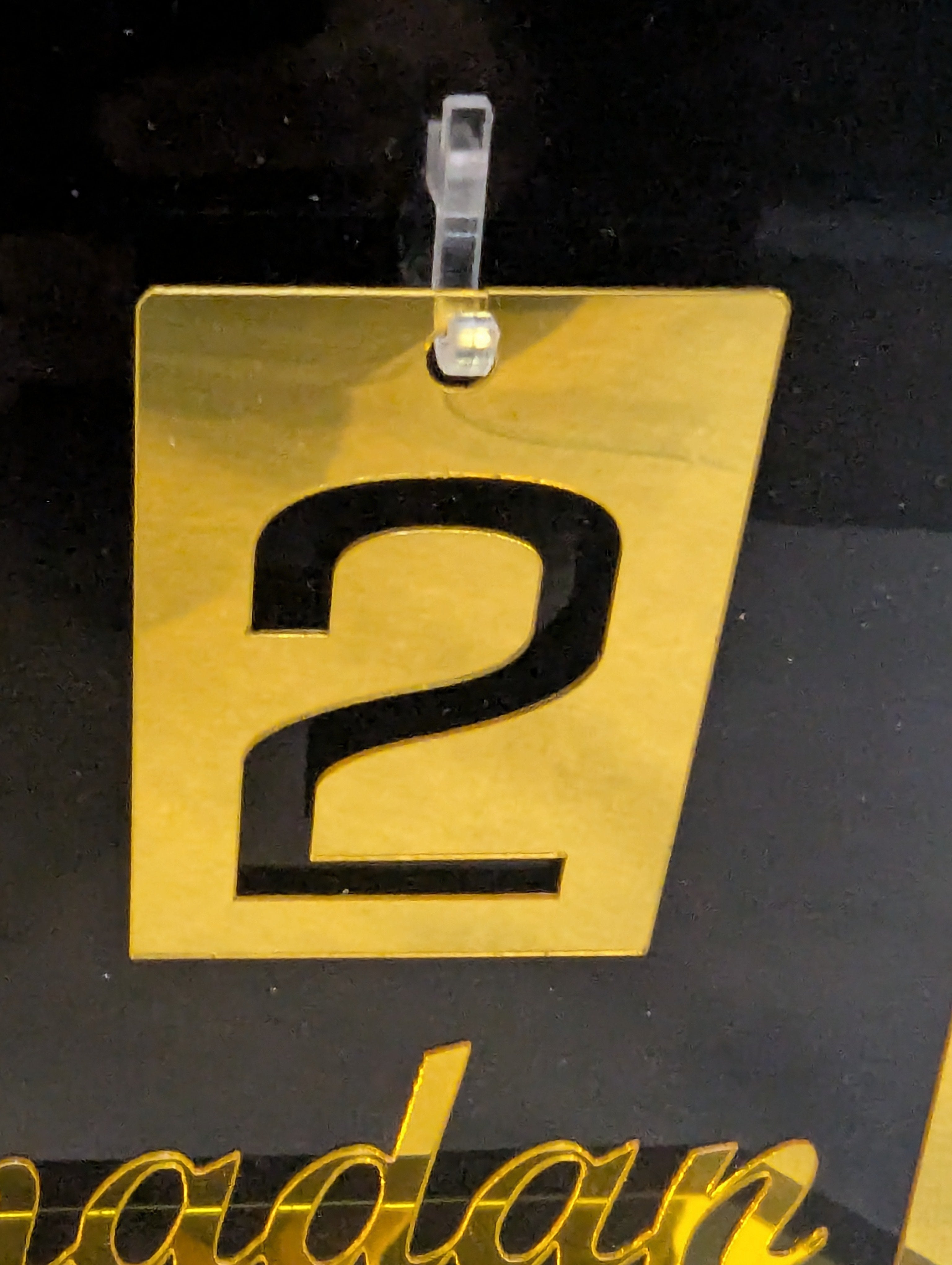 Large 30cm Luxury Ramadan Stand Black and Gold