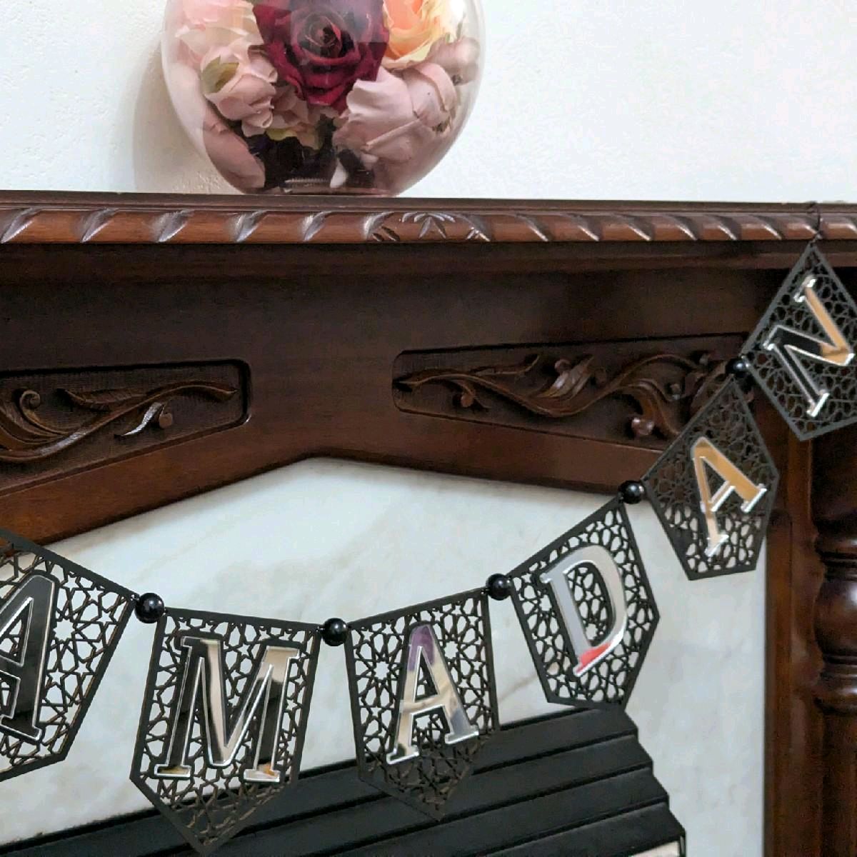 Ramadan Flag DIY Banner Acrylic and wooden Decoration